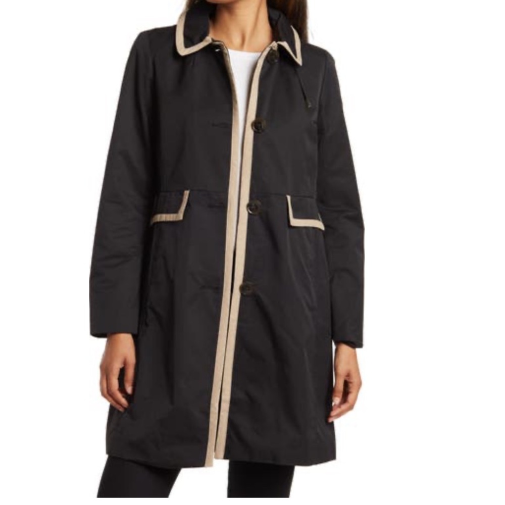 Kate Spade Women'’s 
Single Breasted Hooded
Cotton Trench‎ Coat